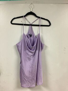 Beautiful Lilac Silk Blouse Express size XL